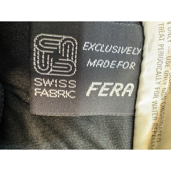 Fera Mens Suspender Ski Pants 42R Black Wool Blend Swiss Fabric - Picture 5 of 16